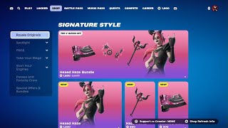 Fortnite Item Shop for November 10th 2024 NEW HEXED HAZE SKIN [upl. by Earas]