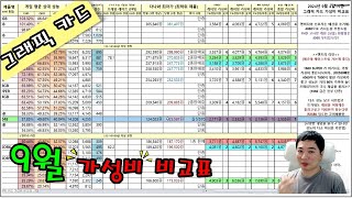 9월 그래픽 카드 가성비 비교표 환율 영향인가 메인스트림 전체적으로 내림세  신성조 [upl. by Enelrae]