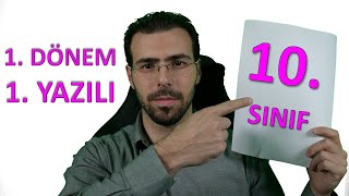 1 DÖNEM 1 YAZILI 10 SINIF MATEMATİK [upl. by Paolina4]