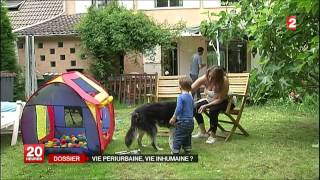 France 2 JT développement du périurbain et problèmes induits 09 Juillet 2012 [upl. by Lleira]