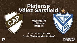 PLATENSE  VELEZ  EN VIVO  FECHA 25  Liga Profesional de Fútbol  Transmisión [upl. by Nnewg]