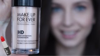 MAKE UP FOR EVER HD FOUNDATION Review [upl. by Eceinhoj]