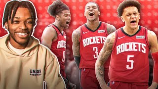 REBUILDING THE HOUSTON ROCKETS WITH THE 3RD PICK IN NBA 2K22 [upl. by Cindee]