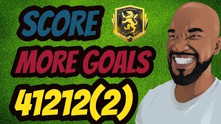 Score MORE CRAZY GOALS with this 412122 🔥😱 FIFA 23 CUSTOM TACTICS AND INSTRUCTIONS [upl. by Ghassan]