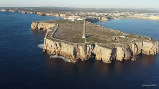 Ponta de Sagres  Portugal  Cliffs  Oceans  Holidays  Destinations  Travel  Drone Video [upl. by Mita]