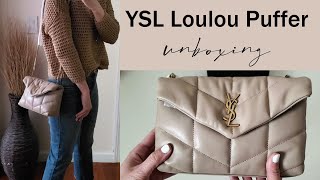 Saint Laurent YSL Puffer Toy quilted leather shoulder bag [upl. by Ycrem]