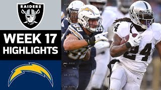 Raiders vs Chargers  NFL Week 17 Game Highlights [upl. by Lasorella]