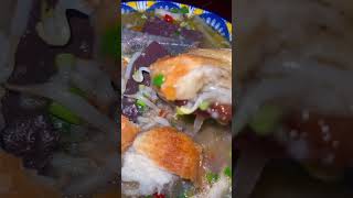 Chicken porridge with bread 🍲🥖 shorts shortvideo video food delicious [upl. by Rosanne]