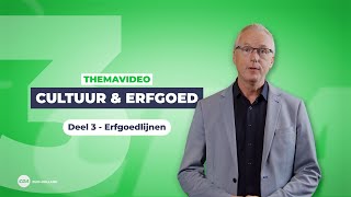 Themavideo Cultuur en erfgoed  deel 3 Erfgoedlijnen [upl. by Kape]