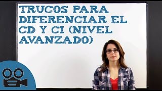 Trucos para diferenciar el complemento directo y el complemento indirecto [upl. by Akimet449]