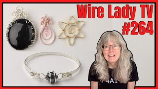 Making Flat Wire Jewelry  Wire Lady TV Ep 264 Livestream Replay [upl. by Sansen603]