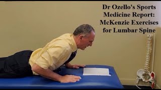 McKenzie Extension Exercises for Lumbar Spine [upl. by Mannuela]