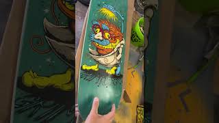 New Slightly egg shape deck Stoked for this one 875 AntiHero Grimplestix Slick deck skateordie [upl. by Jamima]