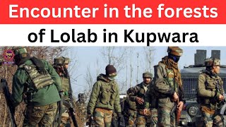 Encounter underway Encounter in the forests of Lolab in Kupwara [upl. by Nortal]