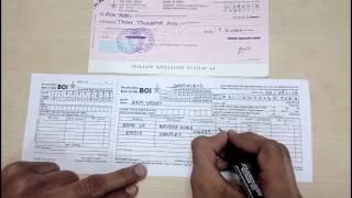 How to fill a DEPOSIT SLIP in English  Simplified [upl. by Lareneg]