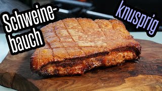 Knuspriger Schweinebauch vom Gasgrill  Bigger´s crispy Pork Belly  Grillen amp BBQ für Jedermann [upl. by Imoan707]