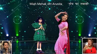 OMG  मंच पर आ गया तूफान  Arunita  Pawandeep  Miah Mehak  Superstar Singer 3 Today Episode [upl. by Tedmund]