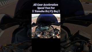 R15 V3 Bs4 All Gear Acceleration Speed Test 💥  Crazy Result 🤯shorts short ytshorts [upl. by Guarino293]