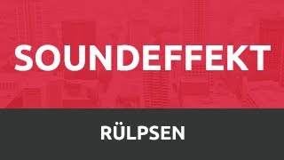 SoundEffekt  Rülpsen • Burp HD [upl. by Novoj301]