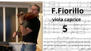 F FIORILLO amp5 violin amp viola CAPRICE SCORE [upl. by Neala]