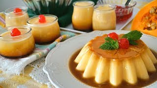 Flan de calabaza sin huevo ¡MUY CREMOSO [upl. by Jung921]