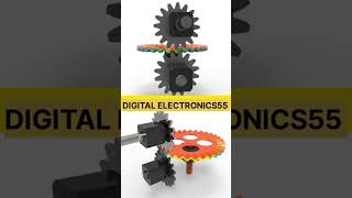 Understanding Gear Mechanisms  Digital Electronics  youtubeshorts virlshort gearmanufacturing [upl. by Daigle596]