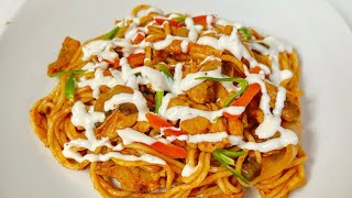 Family’s favorite RecipeSpaghetti recipiehow to make chicken chaw mein [upl. by Jenelle690]