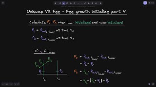 Fee Growth Initialize Part 5  Uniswap V3 Core Contract Explained  Part 38 [upl. by Jotham]