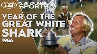 Greg Norman dominates 1986 PGA Tour From the Vault  Wide World of Sports [upl. by Nalym]