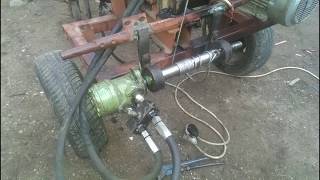 Making wood splitter hydromotor winch Vinci cu hidromotor pentru ridicat butuci [upl. by Oeramed]