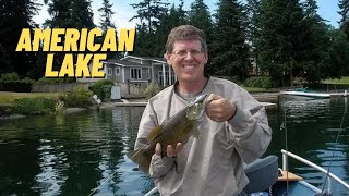 American Lake Fishing Location in Pierce County [upl. by Galloway294]