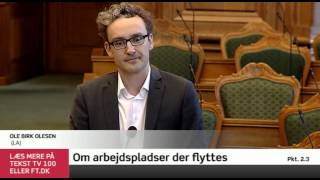 Bidrager grønne afgifter til at danske arbejdspladser flyttes til udlandet  Ole Birk Olesen [upl. by Irolav]