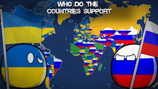 WHO DO THE COUNTRIES SUPPORT Ukraine or Russia Alternative Mapping P15 [upl. by Walters981]