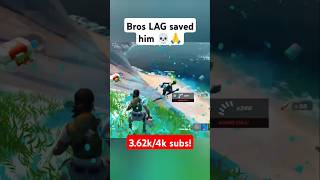 Bro got unluckily lucky 💀🙏 fortnite shorts fortniteclips [upl. by Aserehtairam]