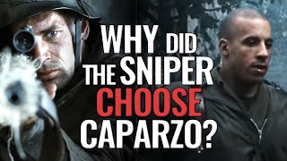 Saving Private Ryan Why did the sniper choose Caparzo [upl. by Dun846]