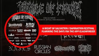 A Night of SalvationDamnation Festival  Planning the Days via the App Clashfinder [upl. by Darnok]