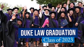 Duke Law Graduation 2023 [upl. by Aidnahs]