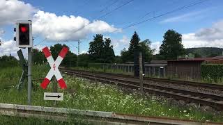 Bahnübergang GrötzingenKarlsruhe [upl. by Tteraj]