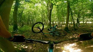 Mountain biking in Symonds Yat  Wye Valley  Staunton  Doward [upl. by Sidoma175]