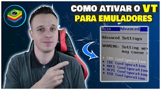 COMO ATIVAR A VIRTUALIZAÇÃO DO PC PARA USAR EMULADOR [upl. by Yerocaj]