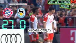 Bayern Munish vs Rottach Egern 27  0 Friendly Match Extended Highlights amp All Goals bayernmunich [upl. by Atok]