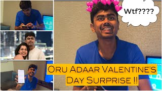 Oru Adaar Valentine’s Day Surprise  Diya Krishna  Aswin Ganesh [upl. by Anah]