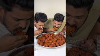 100 SPICY JUMBO MANCHURIAN EATING CHALLENGE😱 Friends Vs Friends😍🔥 shorts eating foodie [upl. by Sutit]