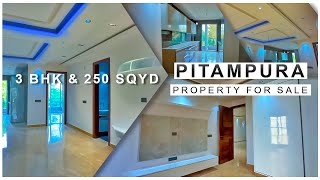 Pitampura Property  Property in Delhi  Luxurious Property  Modern Interiors  3 BHK Floor [upl. by Figge]