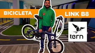 REVIEW BICICLETA TERN LINK B8  LIEBRE NARANJA [upl. by Adna884]