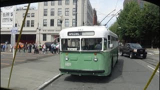 1940 Seattle Transit MEHVA Twin Coach GWFT 643 [upl. by Airdnalahs70]