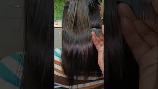 Hair smoothening Before after look 😱haircare hairlook smoothening dazzlebeauty shorts vlogs [upl. by Mace341]