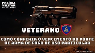 Consulta validade de arma de fogo para VETERANO [upl. by Cullan]