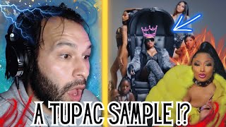 MEGAN ON A TUPAC BEAT quotBITCHquot Megan Thee Stallion Reaction [upl. by Adelle]