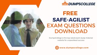 SAFeAgilist 60 Exam Questions and Answers PDF  Leading Safe 60 Exam Dumps [upl. by Wilonah]